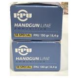 100 ROUNDS 38 SPECIAL AMMO