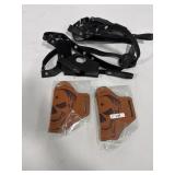 MISC LEFT HAND HOLSTERS AND DUAL SHOULDER