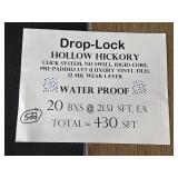 [430SFT]  HOLLOW HICKORY WATER PROOF FLOORING