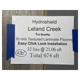 [674SFT] LELAND CREEK 10mm LAMINATE FLOORING