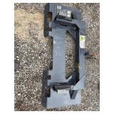 Skid steer three point Hitch adapter