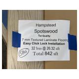 [842sft] SPOTSWOOD 7MM LAMINATE FLOORING