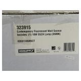 FLUORESCENT WALL SCONCE