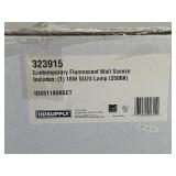 FLUORESCENT WALL SCONCE