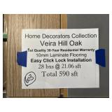[590sft] VEIRA HILL OAK 10mm LAMINATE FLOORING
