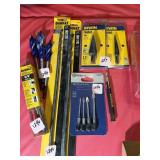 DEWALT, IRWIN, & KOBALT BITS OF VARIOUS TYPES & SI
