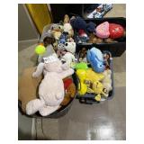 STUFFED ANIMAL ASSORTMENT - (4) LARGE TOTES FULL