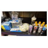 CANS OF BUTANE FUEL, WIRE & CABLE PULLING FLUID, -