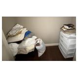 CONTENTS OF DOWNSTAIRS BEDROOM CLOSET -