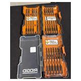 (2) RIDGID BIT SETS