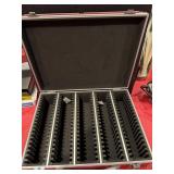 ALUMINUM STORAGE CASE HOLDS 100 COIN SLABS W/ KEYS