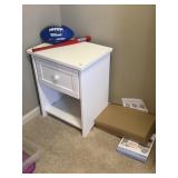 SMALL 1 DRAWER NIGHT STAND, FOOTBALL, SMALL.....