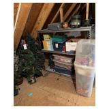 (8) 3ft CHRISTMAS TREES, CHRISTMAS WRAPPING PAPER