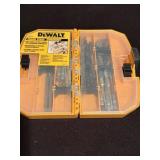 DRILL/SCEWDRIVER BITS IN DEWALT TOUGH CASE