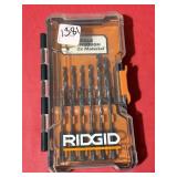 12PC RIDGID DRILL BIT SET