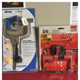 2PC - BESSEY 3/4" "H" SERIES PIPE CLAMP & KREG COR