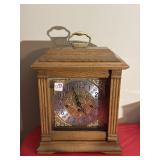 EMPEROR WOOD MANTLE SHELF CLOCK FRANZ HERMLE