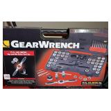 GEAR WRENCH 75PC SAE/METRIC TAP AND DIE DRIVE TOOL