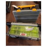 (2) PLASTIC TOOL/SMALL PART ORGANIZERS