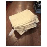 (3) LARGE PAINTERS DROP CLOTHS (HEAVILY USED)