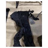 BLACK ONE-PIECE MOTORCYCLE RAIN SUIT