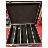 ALUMINUM STORAGE CASE HOLDS 100 COIN SLABS W/ KEYS