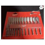 MILWAUKEE 13PC FLAT BORING SET