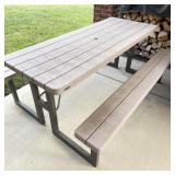 LIFETIME BRAND FOLDING PICNIC TABLE/BENCHES