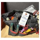 CRAFTSMAN TOOL BAG & CONTENTS - WIRE STRIPPERS,