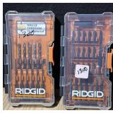 (2) RIDGID BIT SETS