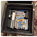 FAUX LEATHER STORAGE OTTOMAN 18" - SOME DAMAGE