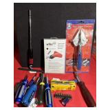 14PC - TOOLS - STRIPWOOD CUTTER, SCREWDRIVERS,...