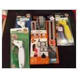 BLACK & DECKER PICTURE HANGING KIT & (3) TOOL SHAR