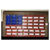 12 GAUGE AMERICAN FLAG WALL ART - 22"x14"