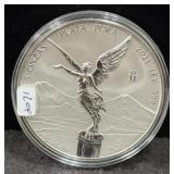 2021Mo MEXICO 5 OZ LIBERTAD SILVER ROUND