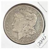 1890-CC MORGAN SILVER DOLLAR