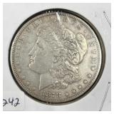 1878 7TF MORGAN SILVER DOLLAR