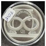 2022 THE AWAKENING "INFINITY" 2 OZ SILVER ROUND