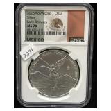 2023Mo MEXICO 1 OZ SILVER LIBERTAD - EARLY