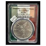 2019-Mo MEXICO 1 OZ SILVER LIBERTAD - FIRST STRIKE