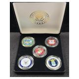 THE WHITE HOUSE GIFT SHOP 5 MEDAL SET OF THE U.S.