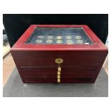 COLLECTION OF 97 PRESIDENTIAL DOLLARS -