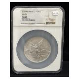 2016Mo MEXICO 5 OZ LIBERTAD SILVER COIN - NGC