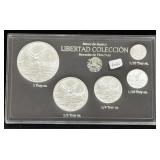 2023Mo MEXICO LIBERTAD 5 COIN SET - CONTAINS: