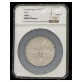 2012Mo MEXICO 5 OZ SILVER LIBERTAD - NGC: MS69