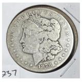 1878-CC MORGAN SILVER DOLLAR
