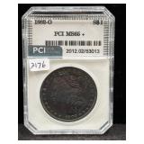 1882-O MORGAN SILVER DOLLAR - PCI: MS65+