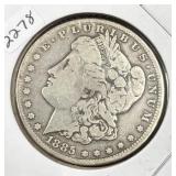 1885-CC MORGAN SILVER DOLLAR