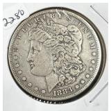 1883 MORGAN SILVER DOLLAR