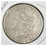 1887-O MORGAN SILVER DOLLAR